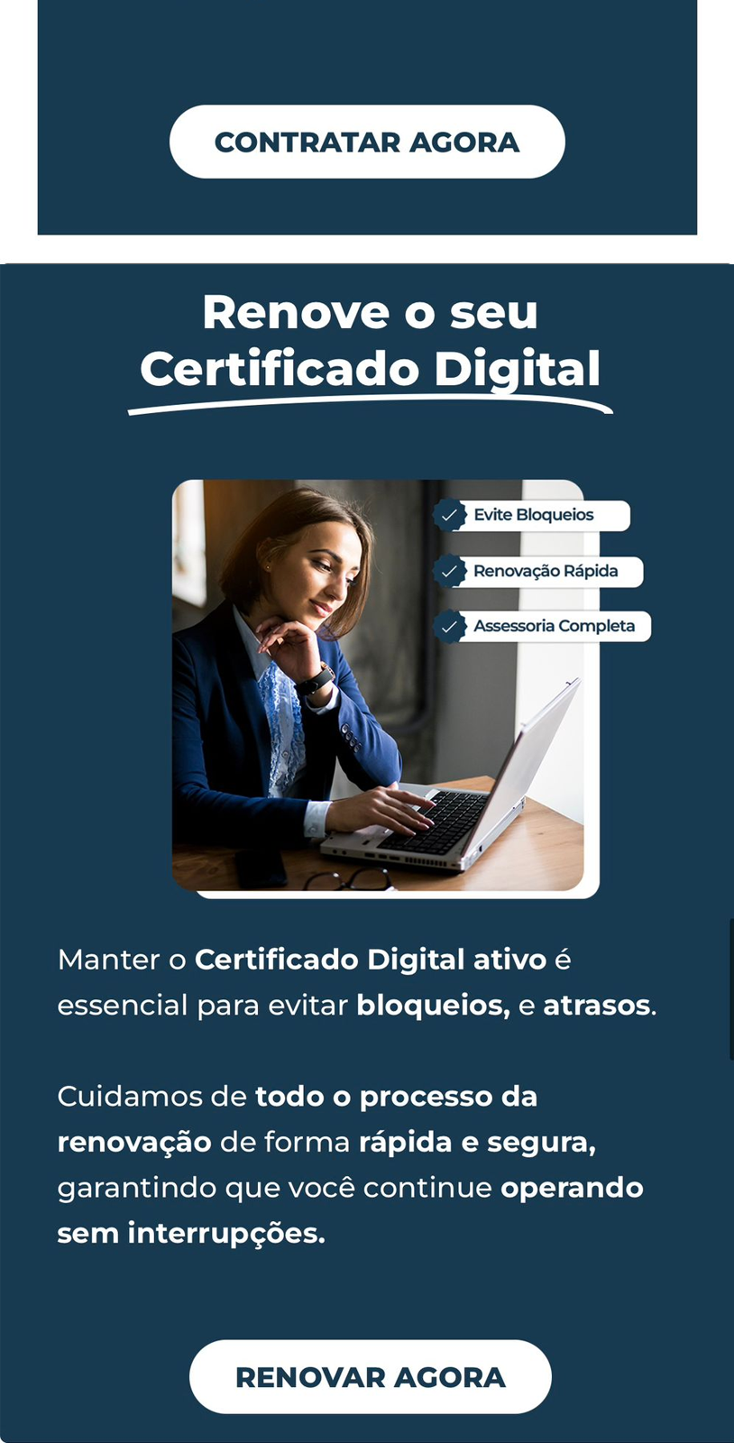 site para empresa institucional